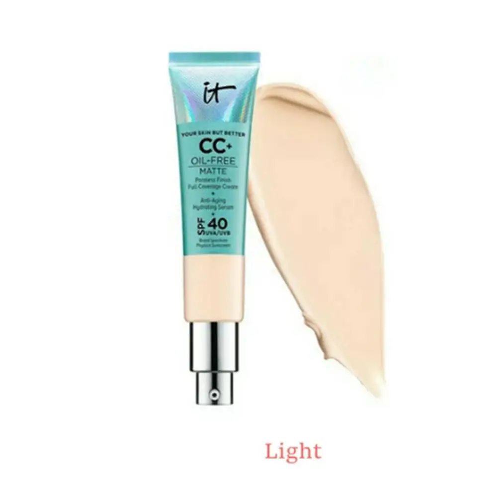 Brightening Oil-free Hydrating Formula Concealer Best Cc Cream It Cosmetics Complexion Lightweight Acne-prone Skin
Brightening Oil-free Hydrating Formula Concealer Best Cc Cream It Cosmetics Complexion Lightweight Acne-prone Skin
