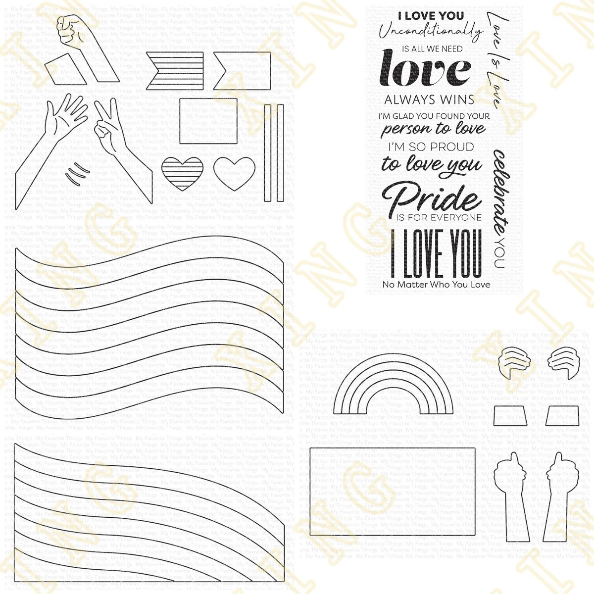 2023 New Wavy Rainbow Love Everyone Metal Cutting Dies Clear Stamps Scrapbooking Make Photo Album Card DIY Paper Embossing Craft
2023 New Wavy Rainbow Love Everyone Metal Cutting Dies Clear Stamps Scrapbooking Make Photo Album Card DIY Paper Embossing Craft