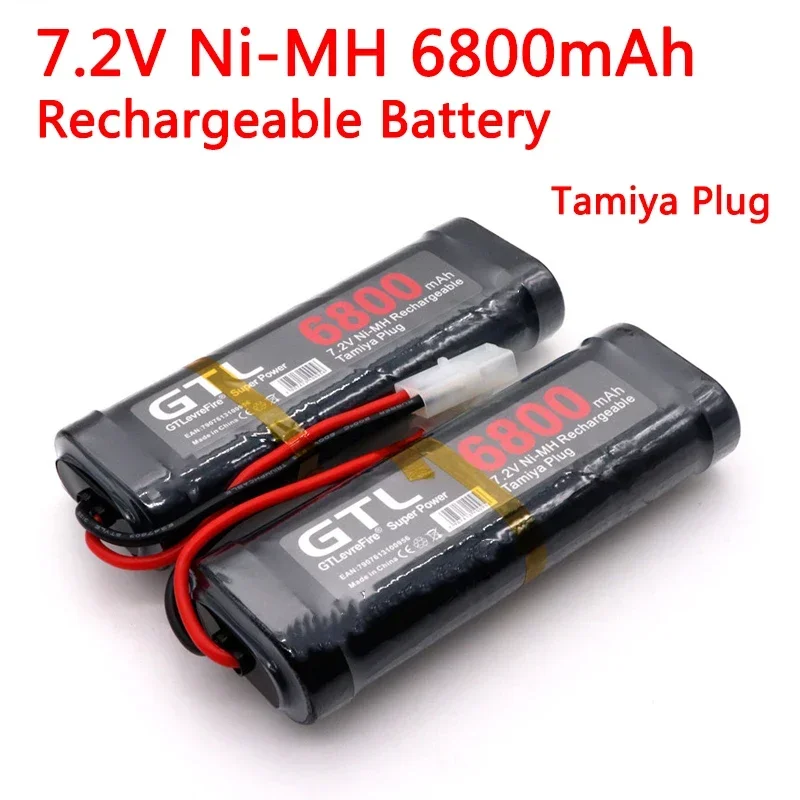 New Original 7.2V Battery 6800mAh NiMH Batteries Pack For RC Car Truck Buggy Boat Tank Ni-Mh Baterias gray supper power
New Original 7.2V Battery 6800mAh NiMH Batteries Pack For RC Car Truck Buggy Boat Tank Ni-Mh Baterias gray supper power