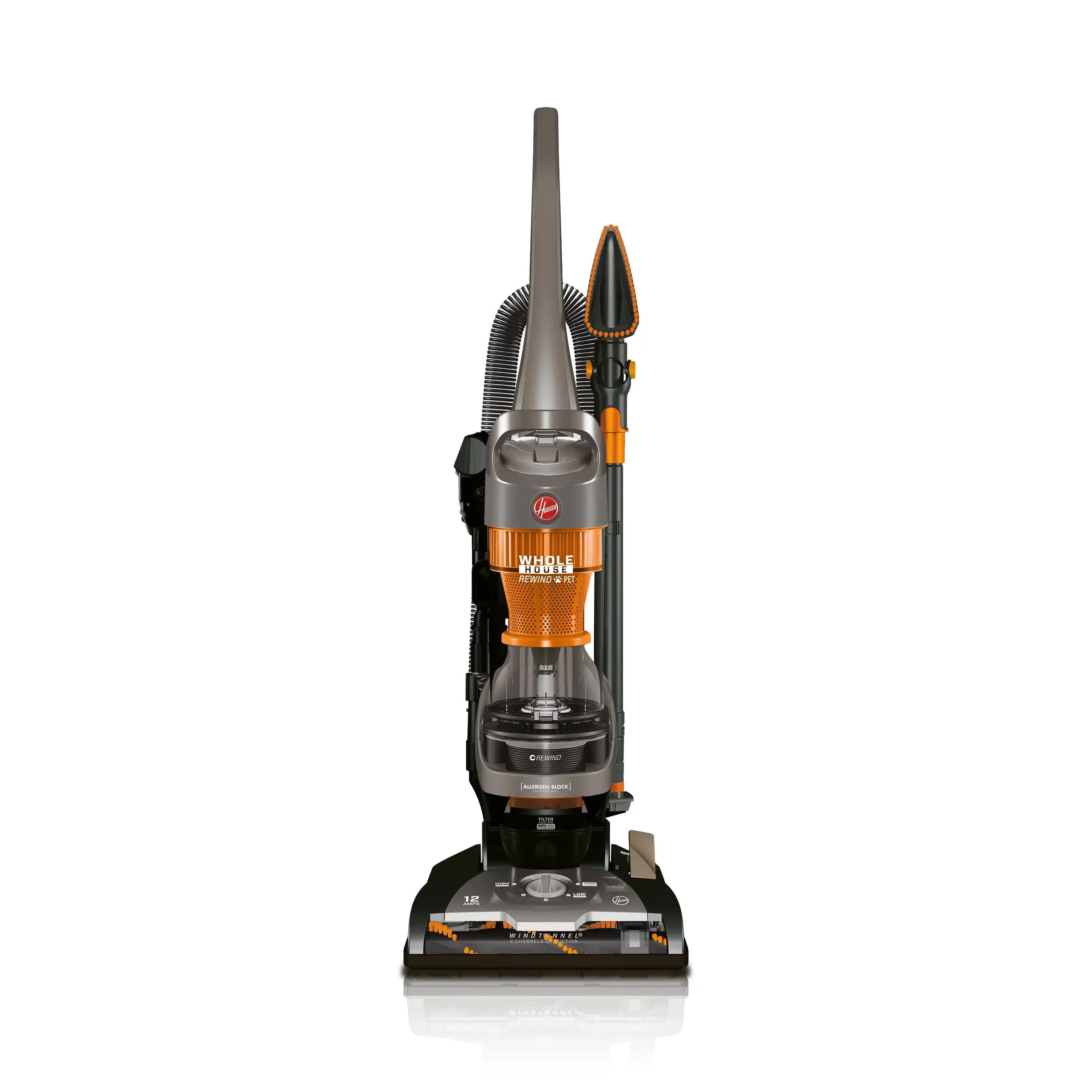 Hoover WindTunnel 2 Whole House Rewind Bagless Pet Upright Vacuum Cleaner UH71255
Hoover WindTunnel 2 Whole House Rewind Bagless Pet Upright Vacuum Cleaner UH71255