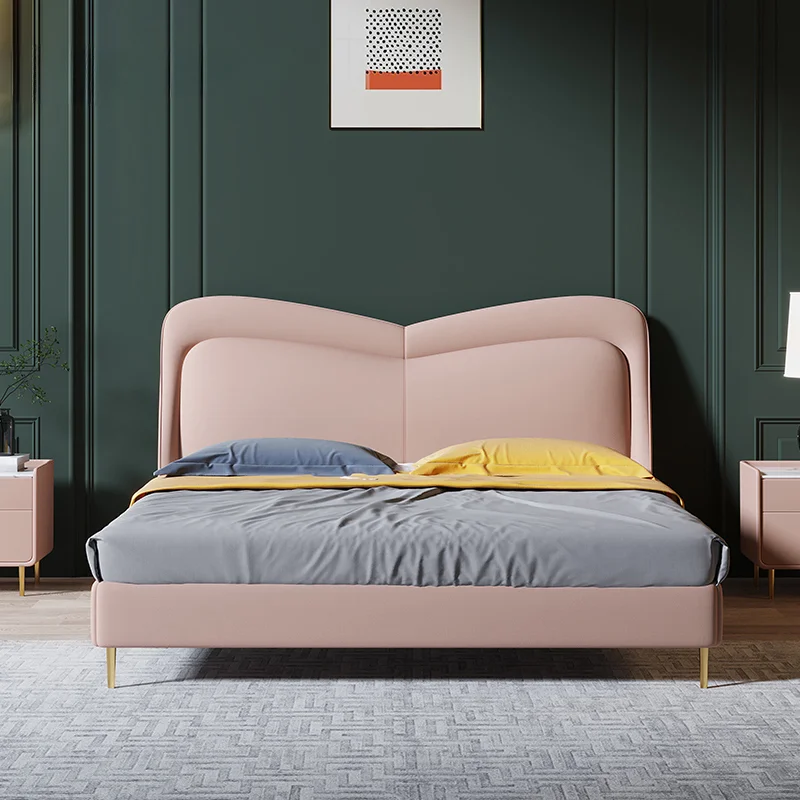 Princess Children Beds Girl Napa Leather Bedroom Creative Children Beds Single Minimalist Camas De Dormitorio Home Furniture
Princess Children Beds Girl Napa Leather Bedroom Creative Children Beds Single Minimalist Camas De Dormitorio Home Furniture