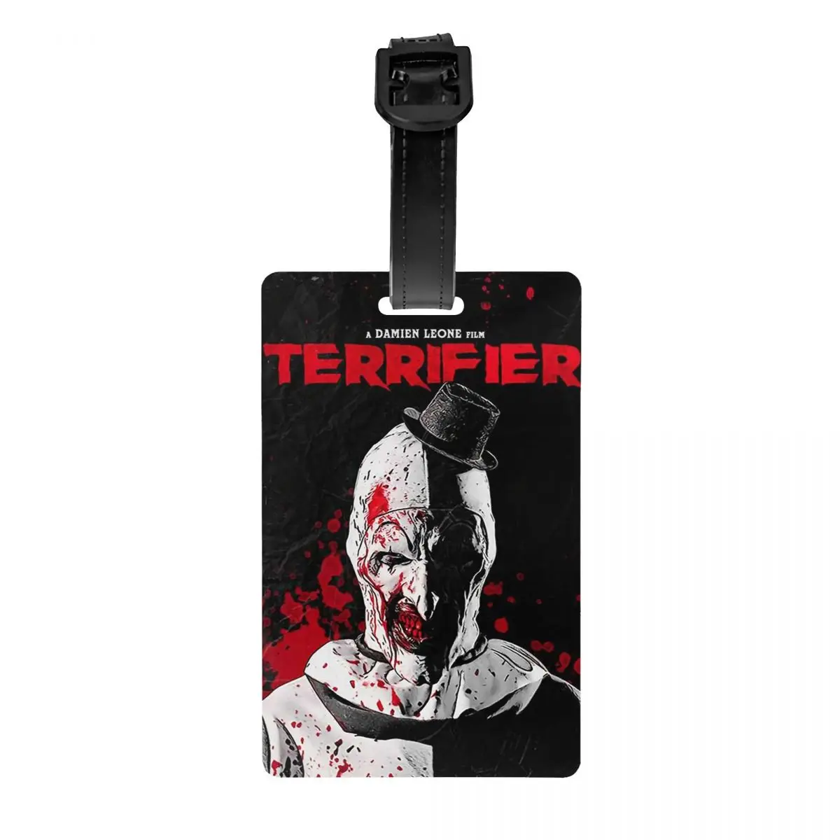 Terrifier Movie Luggage Tags for Suitcases Horror Halloween Clown Privacy Cover Name ID Card
Terrifier Movie Luggage Tags for Suitcases Horror Halloween Clown Privacy Cover Name ID Card