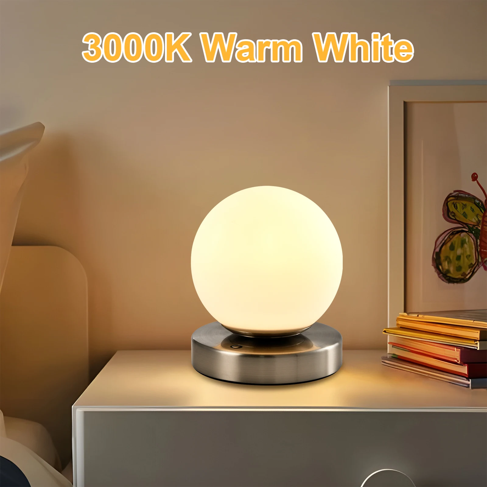 Bedside table lamp, bedside table lamp, table lamp, table lamp, 3 dimming levels USB rechargeable touch side table lamp LQWELL
Bedside table lamp, bedside table lamp, table lamp, table lamp, 3 dimming levels USB rechargeable touch side table lamp LQWELL