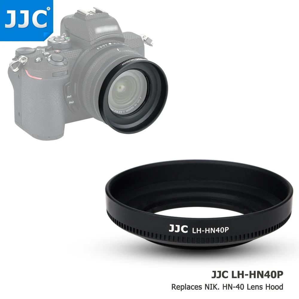 

JJC Camera Lens Hood Compatible with Nikon NIKKOR Z DX 16-50mm f/3.5-6.3 VR Lens Nikon Z50 Zfc Replaces Nikon HN-40 Lens Hood