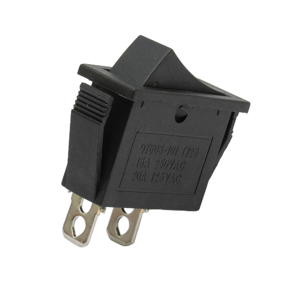 Convenient Rectangular Rocker Switch, 2 Position SPST, 16A, Suitable for Treadmill, Car, Boat Durable Construction
Convenient Rectangular Rocker Switch, 2 Position SPST, 16A, Suitable for Treadmill, Car, Boat Durable Construction