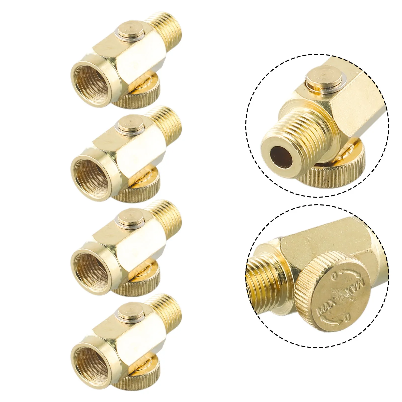 Durable Solid Brass Compressed Air Pressure Valve Tool for Long Lasting Performance 4PCS 1/4 NPT Inline Regulator
Durable Solid Brass Compressed Air Pressure Valve Tool for Long Lasting Performance 4PCS 1/4 NPT Inline Regulator