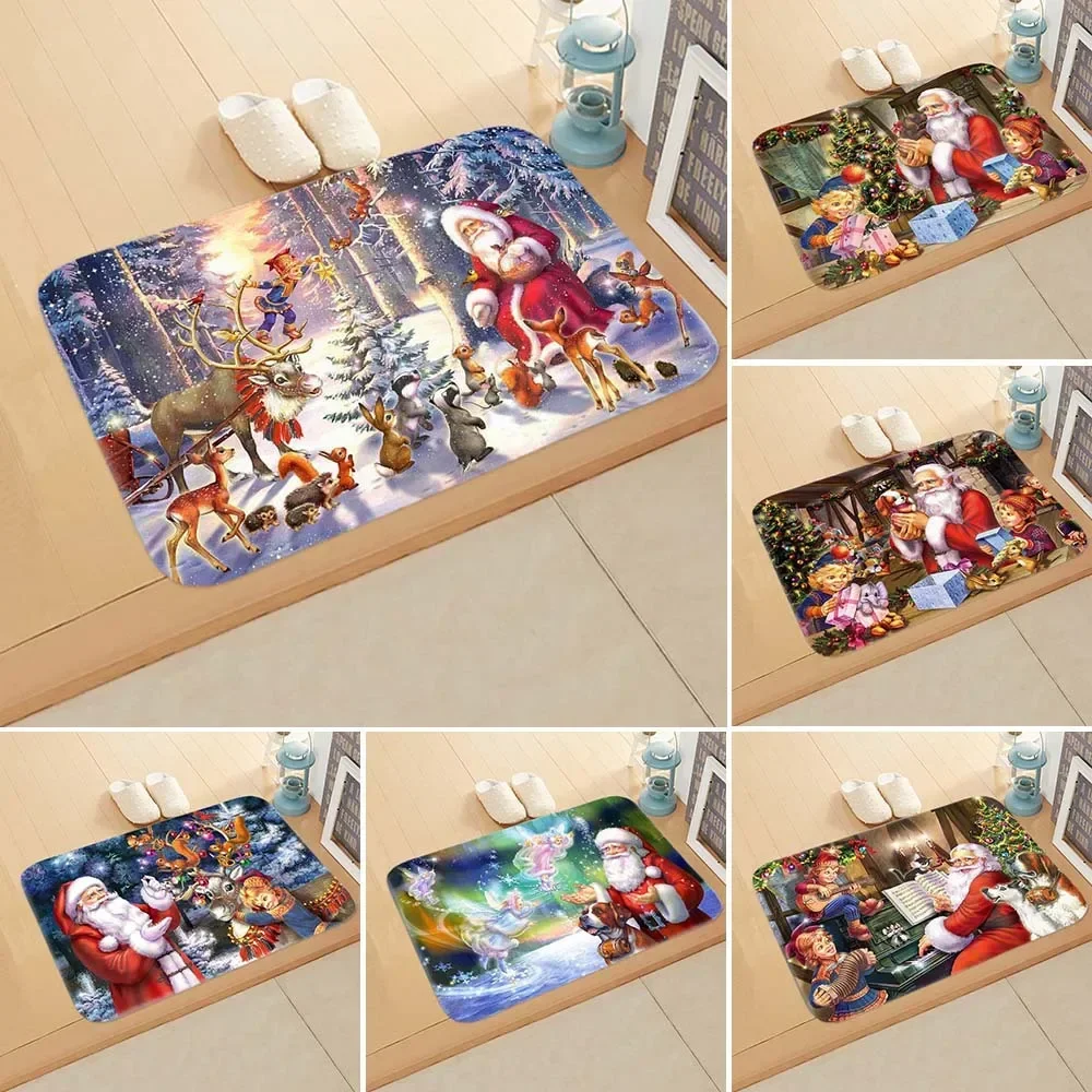 Customizable Christmas Claus Welcome Home Anti-slip Door Mat Santa Carpet Room Floor
Customizable Christmas Claus Welcome Home Anti-slip Door Mat Santa Carpet Room Floor