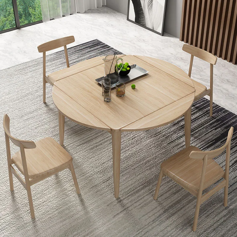 Wood Kitchen Round Dining Table Folding Living Room Center Modern Coffee Tables Collapsible Japanese Mesas De Comedor Furniture
Wood Kitchen Round Dining Table Folding Living Room Center Modern Coffee Tables Collapsible Japanese Mesas De Comedor Furniture