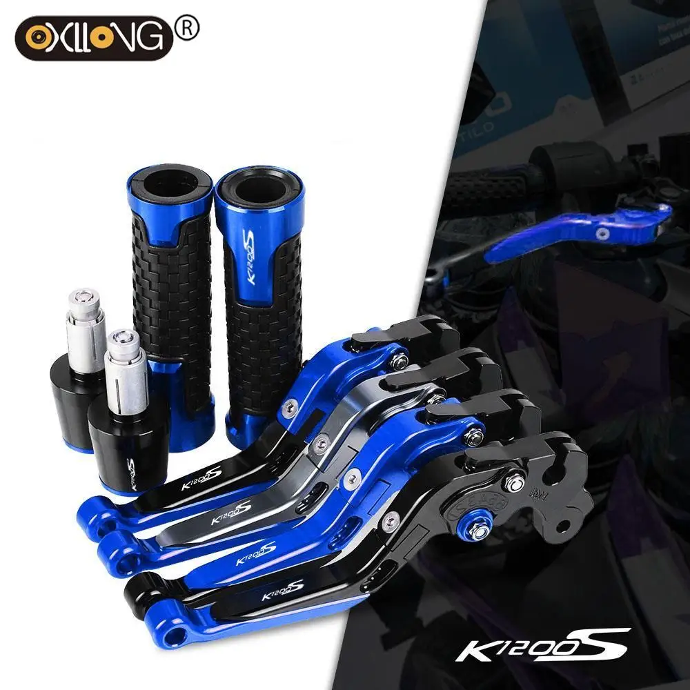 LOGO K1200S Motorcycle Aluminum Brake Clutch Levers Handlebar Hand Grips ends For BMW K1200S K 1200 S 2004 2005 2006 2007 2008
LOGO K1200S Motorcycle Aluminum Brake Clutch Levers Handlebar Hand Grips ends For BMW K1200S K 1200 S 2004 2005 2006 2007 2008