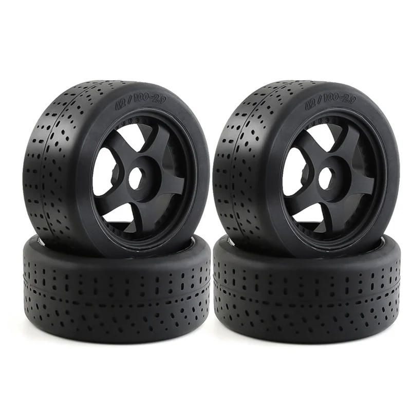 

4Pcs 100X42mm 5-Spoke Tire Tyre 17mm Wheel Hex for Arrma 1/7 Infraction Felony Limitless RC Car Upgrade Parts
