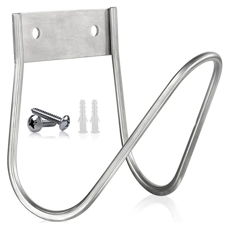 Metal Garden Hose Holder, Water Hose Hanger Wall Mount, Heavy Duty Hose Holder Stand for Outside Yard
Metal Garden Hose Holder, Water Hose Hanger Wall Mount, Heavy Duty Hose Holder Stand for Outside Yard