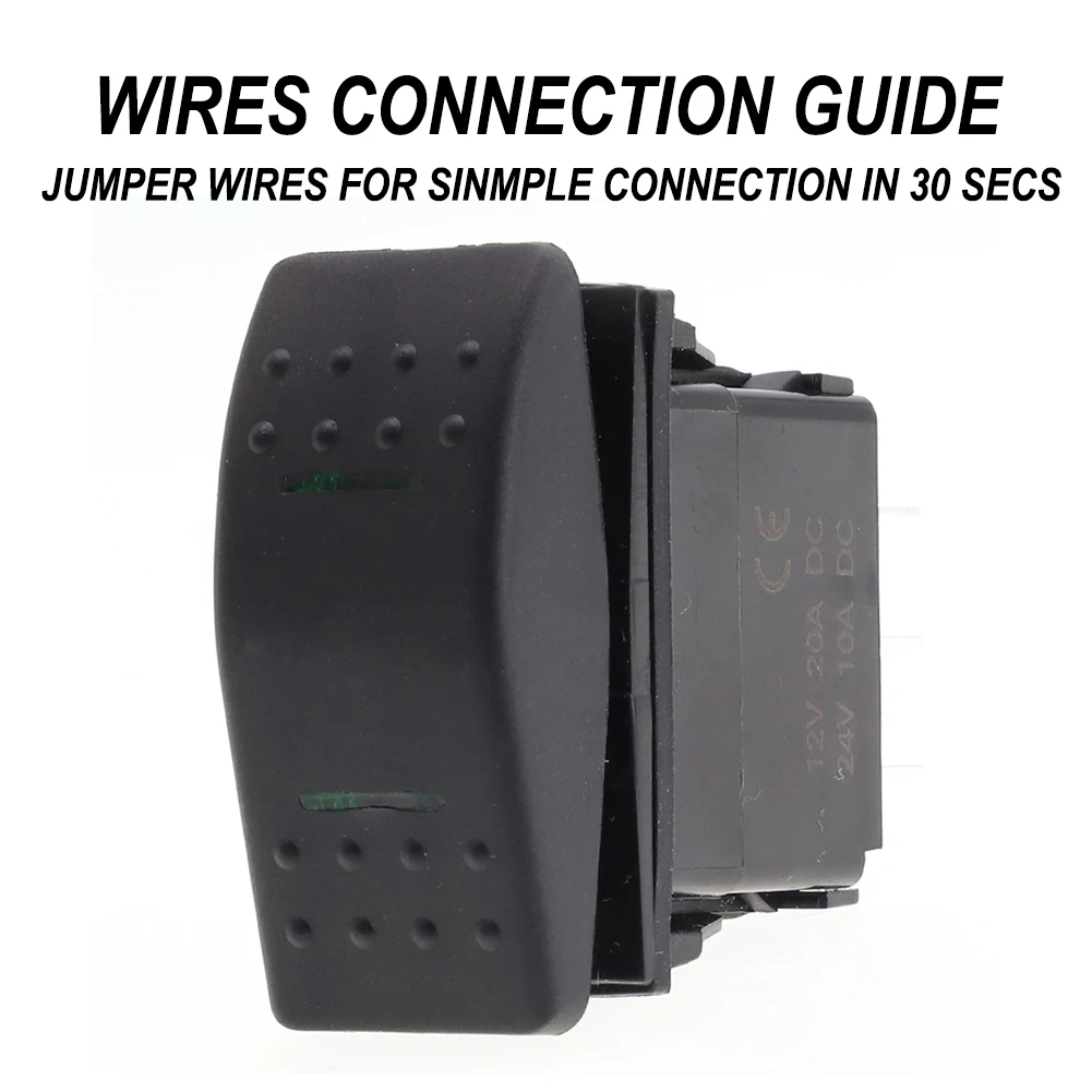 ABS Plastic Car Accessories Hot Sale High Quality Rocker Switch Bipolar Double End DPDT Switch Green LED Light
ABS Plastic Car Accessories Hot Sale High Quality Rocker Switch Bipolar Double End DPDT Switch Green LED Light
