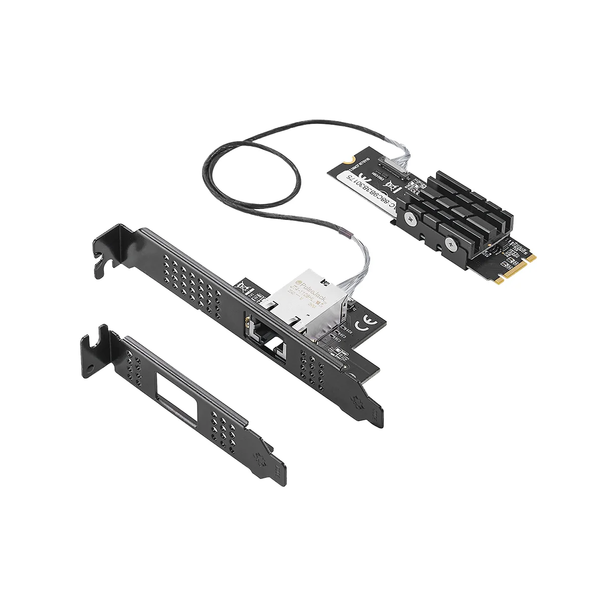 M.2 to Single Port 10 Gbase Ethernet Gigabit Nic B Key M Key 10G/2.5G/1000M RJ45 Lan Network Adapter Card AQC107 Chip
M.2 to Single Port 10 Gbase Ethernet Gigabit Nic B Key M Key 10G/2.5G/1000M RJ45 Lan Network Adapter Card AQC107 Chip