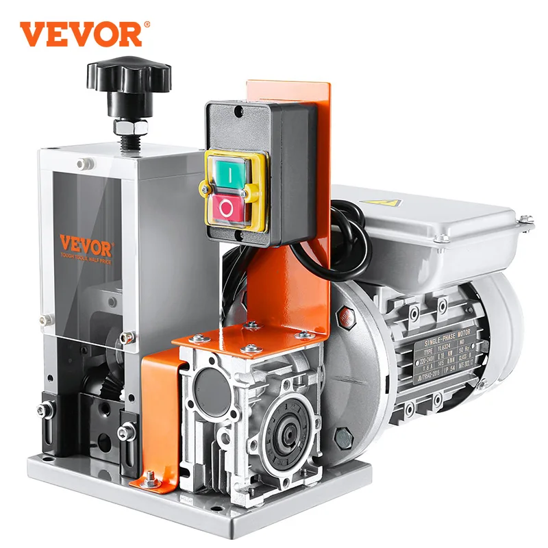 VEVOR Cable Stripper Electric Wire Stripping Machine 1.5-25mm 180W 60ft/min 3 Feeding Holes Wire Peeler Scrap Copper Recycling
VEVOR Cable Stripper Electric Wire Stripping Machine 1.5-25mm 180W 60ft/min 3 Feeding Holes Wire Peeler Scrap Copper Recycling