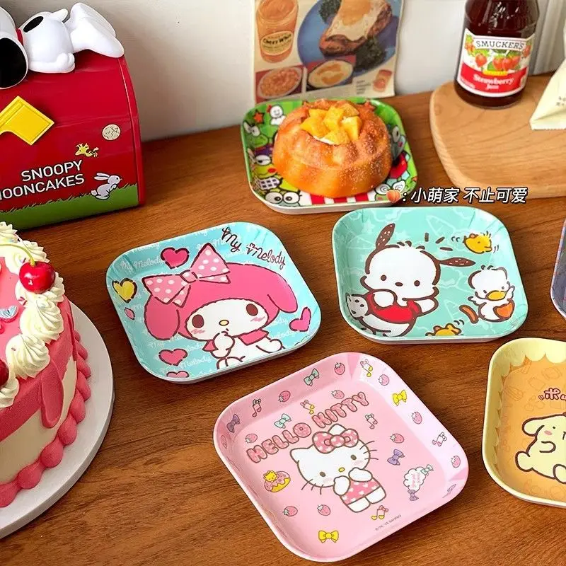 Sanrio Hellokitty Melody посуда для пищевых продуктов детская тарелка для закусок мультяшная Милая тарелка для фруктов Квадратная тарелка кухонные принадлежности
Sanrio Hellokitty Melody посуда для пищевых продуктов детская тарелка для закусок мультяшная Милая тарелка для фруктов Квадратная тарелка кухонные принадлежности