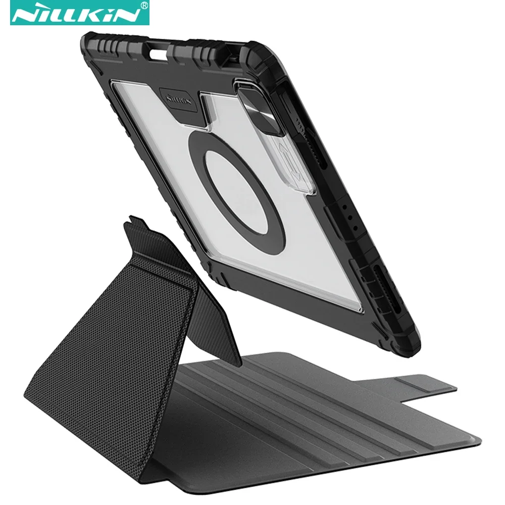 Nillkin Bumper SnapSafe Case For iPad Pro 11 2022 / 2021 / 2020 / Air4 / Air 5, Slide Camera Protection Shield Smart Flip Back
Nillkin Bumper SnapSafe Case For iPad Pro 11 2022 / 2021 / 2020 / Air4 / Air 5, Slide Camera Protection Shield Smart Flip Back