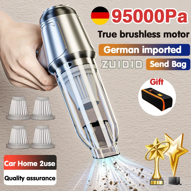 New Portable Car Wireless Vacuum Cleaner Handheld 120W Blowable Cordless Home Appliance Home Auto Dual Use Mini Vacuum Cleaning
New Portable Car Wireless Vacuum Cleaner Handheld 120W Blowable Cordless Home Appliance Home Auto Dual Use Mini Vacuum Cleaning