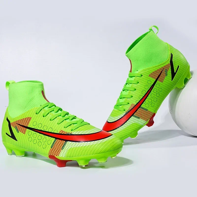 Top Quality Men Football Boots Outdoor High Ankle Ultralight Soccer Shoes Professional Grass Training Match Turf Unisex Cleats
Top Quality Men Football Boots Outdoor High Ankle Ultralight Soccer Shoes Professional Grass Training Match Turf Unisex Cleats