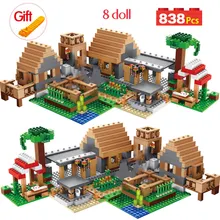 My World The Farm Cottage Building Blocks Compatible Minecraftingly blocks Village House Figures Brick Toys for Children
My World The Farm Cottage Building Blocks Compatible Minecraftingly blocks Village House Figures Brick Toys for Children