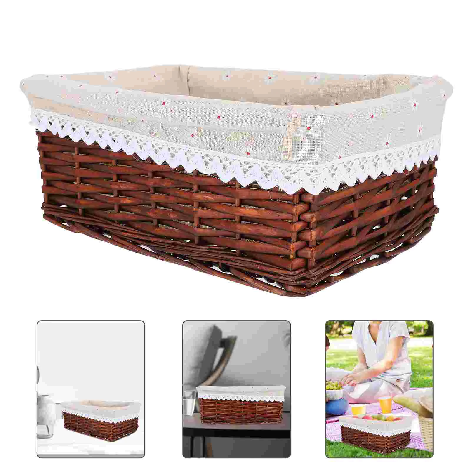Brown Woven Storage Basket Wicker Storage Cube Box Bin Laundry Hampers Sundry Organizer for Clothes Washing Sorting Party Favor
Brown Woven Storage Basket Wicker Storage Cube Box Bin Laundry Hampers Sundry Organizer for Clothes Washing Sorting Party Favor