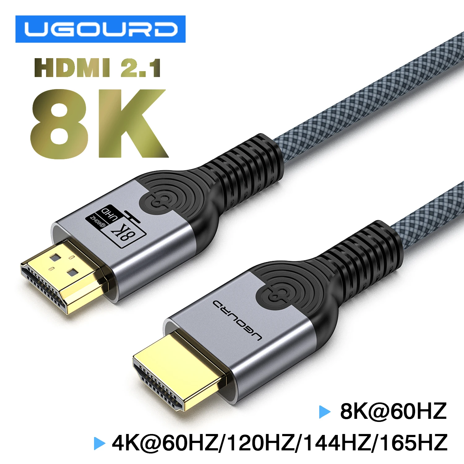 UGOURD 8K HDMI Cable High Speed 48Gbps HDMI2.1 Dynamic HDR 8K/60Hz 4K/120Hz UHD Ultra high definition video Cable 3m 5m for HDTV
UGOURD 8K HDMI Cable High Speed 48Gbps HDMI2.1 Dynamic HDR 8K/60Hz 4K/120Hz UHD Ultra high definition video Cable 3m 5m for HDTV
