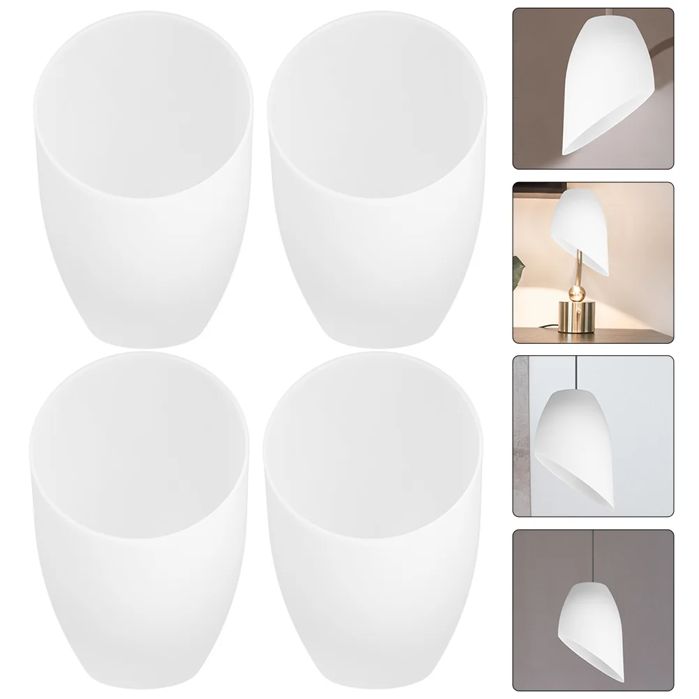 4 Pcs Angled Horseshoe Lampshade Inclined Head Shades for Table Bedside Ceiling Fan Plastic
4 Pcs Angled Horseshoe Lampshade Inclined Head Shades for Table Bedside Ceiling Fan Plastic