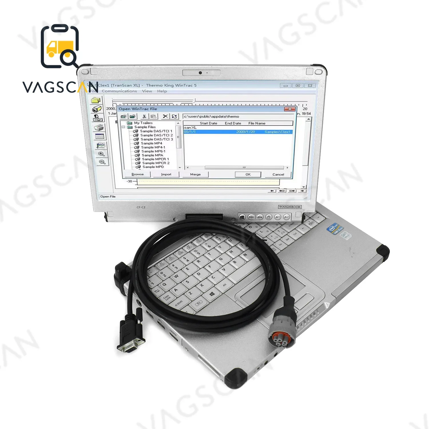

For Thermo King diagnostic tool CFC2 laptop i5 CPU laptop Forklifts software Wintrac Thermo King TranScan 2 Diagnostic