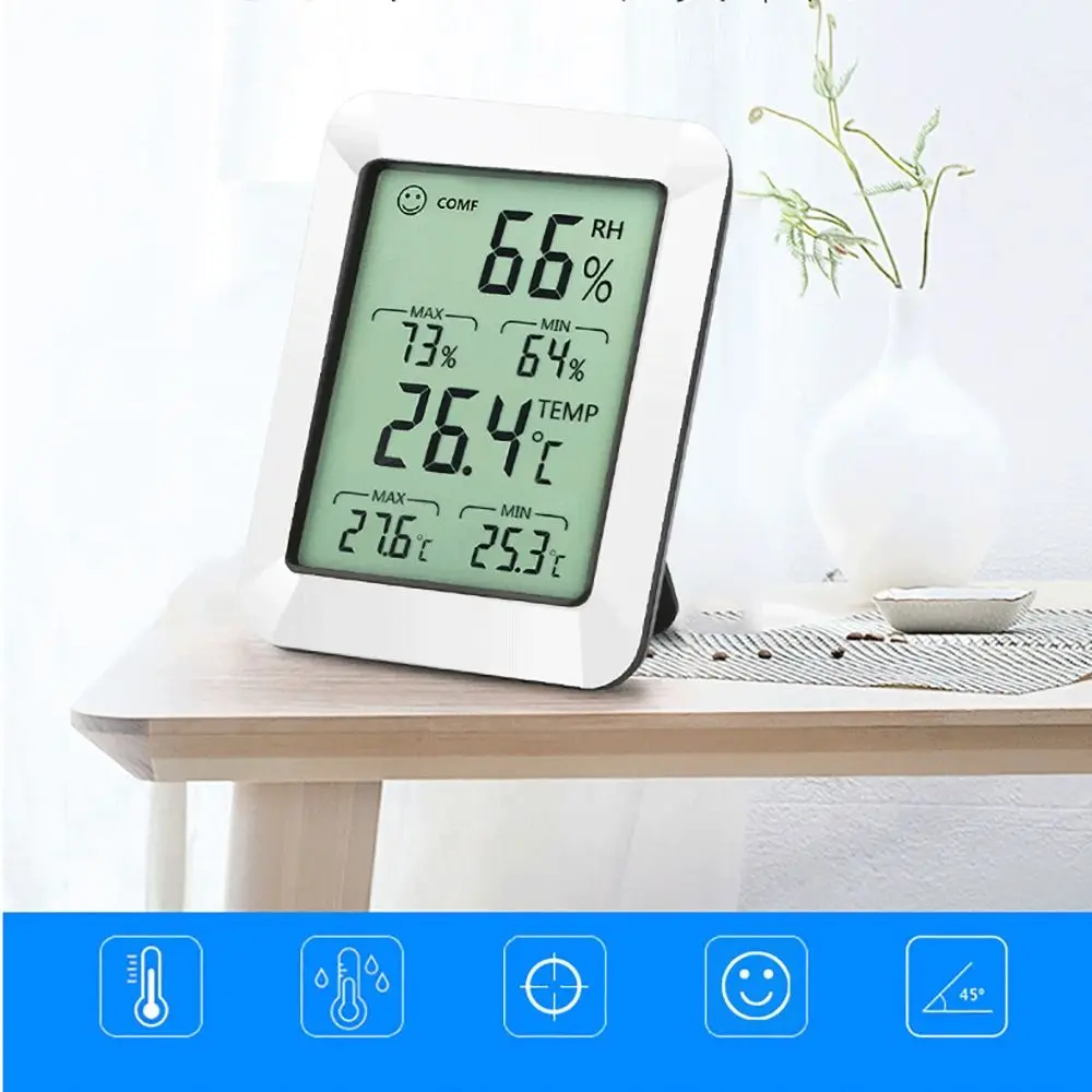 Wireless Weather Station Digital Display Household Thermometer Thermometer For Home Hygrometer Measuring Temperature
Wireless Weather Station Digital Display Household Thermometer Thermometer For Home Hygrometer Measuring Temperature