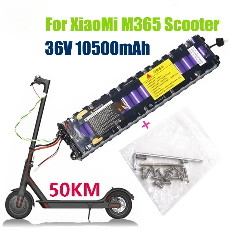 36V 10.5Ah Scooter Battery Pack for Xiaomi Mijia M365, Electric Scooter, BMS Board for Xiaomi m365 For Xiaomi M365 Battery
36V 10.5Ah Scooter Battery Pack for Xiaomi Mijia M365, Electric Scooter, BMS Board for Xiaomi m365 For Xiaomi M365 Battery