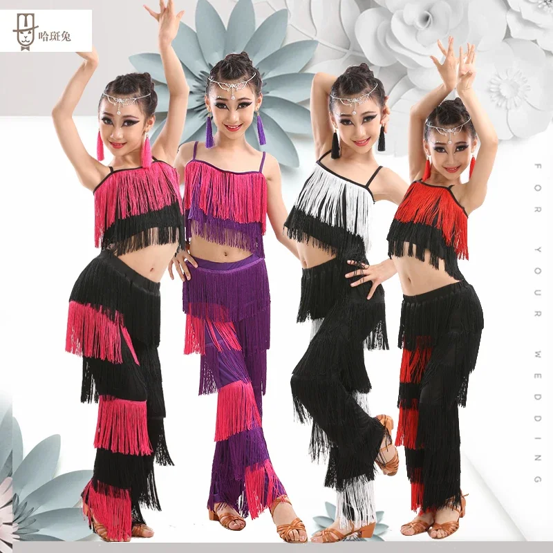 New Latin Dance Costume Training for Middle aged Children, Girls and Children High end Competition Professional Tassel Dance Ski
New Latin Dance Costume Training for Middle aged Children, Girls and Children High end Competition Professional Tassel Dance Ski
