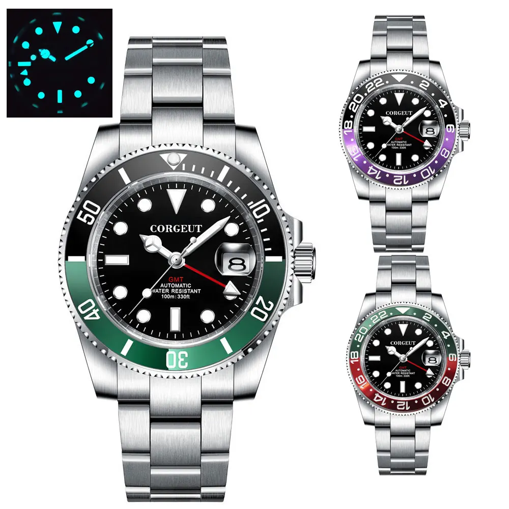 Мужские механические наручные часы из нержавеющей стали с сапфировым стеклом
Мужские механические наручные часы из нержавеющей стали с сапфировым стеклом