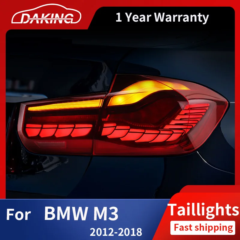 LED Car Taillights for BMW 3 Series 2012-2018 F30 F80 M3 320i 325i Rear LED DRL Moving Turn Signal Brake Reverse Tail Lamps
LED Car Taillights for BMW 3 Series 2012-2018 F30 F80 M3 320i 325i Rear LED DRL Moving Turn Signal Brake Reverse Tail Lamps
