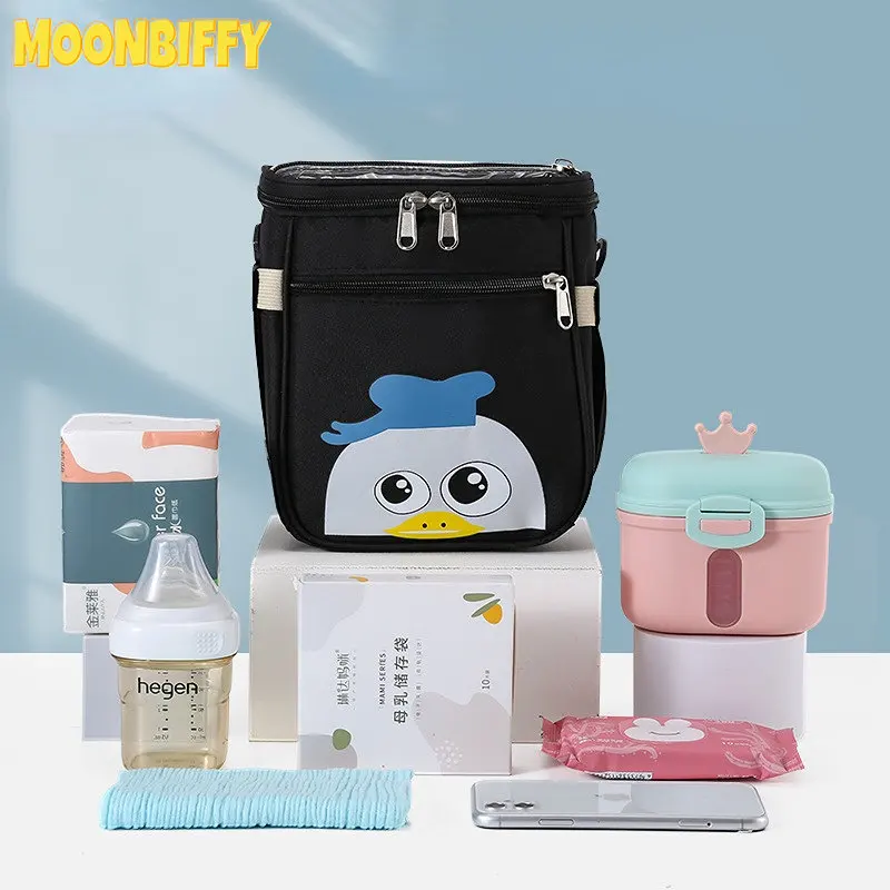 

Waterproof Diaper Bag Large Capacity Baby Stroller Bags Organizer Nappy Multifunctional Mommy Travel Hanging Carriage Pram Bag