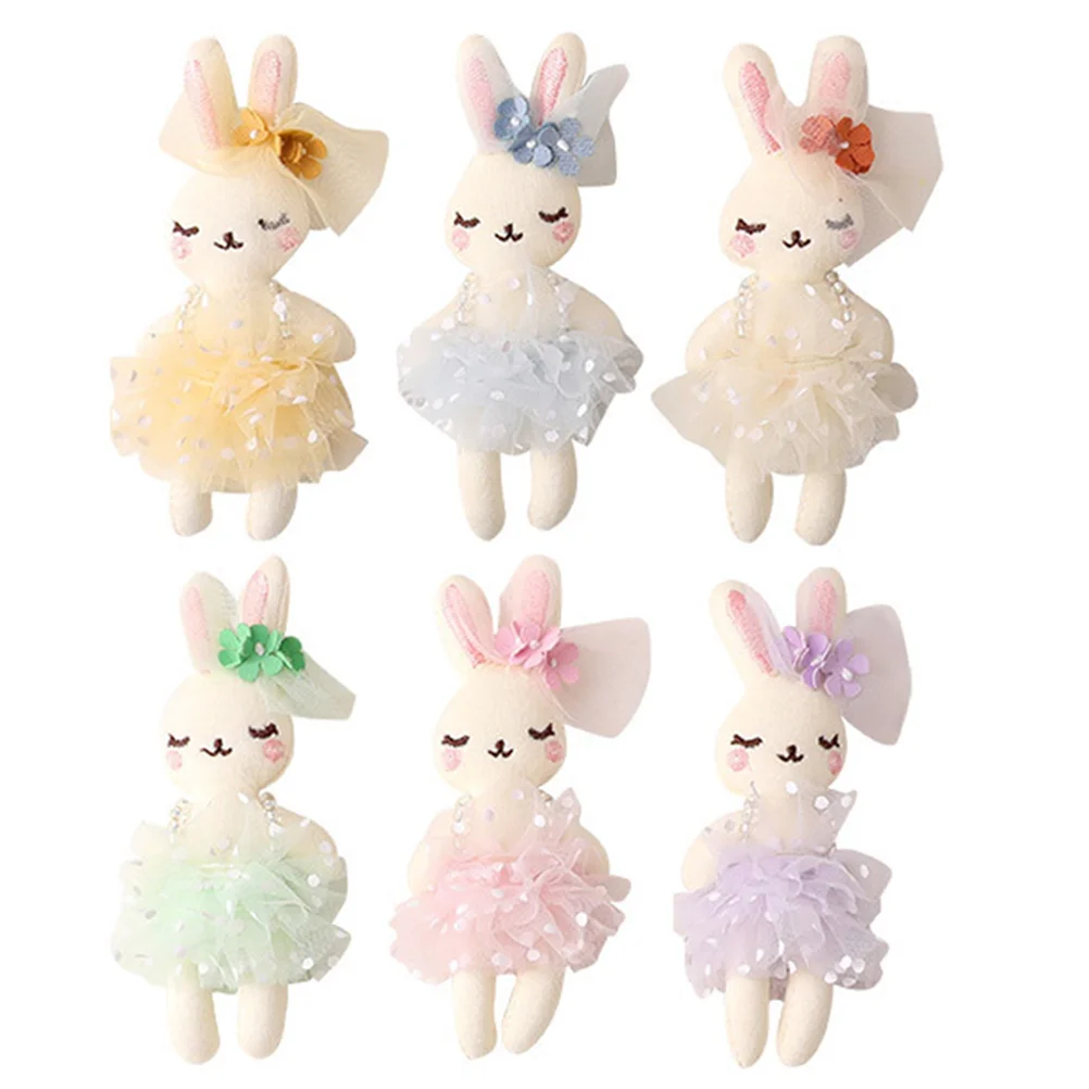 6pcs Small Plush Bunny Plush Animals Toy Rabbit Crafts Making Rabbit Ornament
6pcs Small Plush Bunny Plush Animals Toy Rabbit Crafts Making Rabbit Ornament