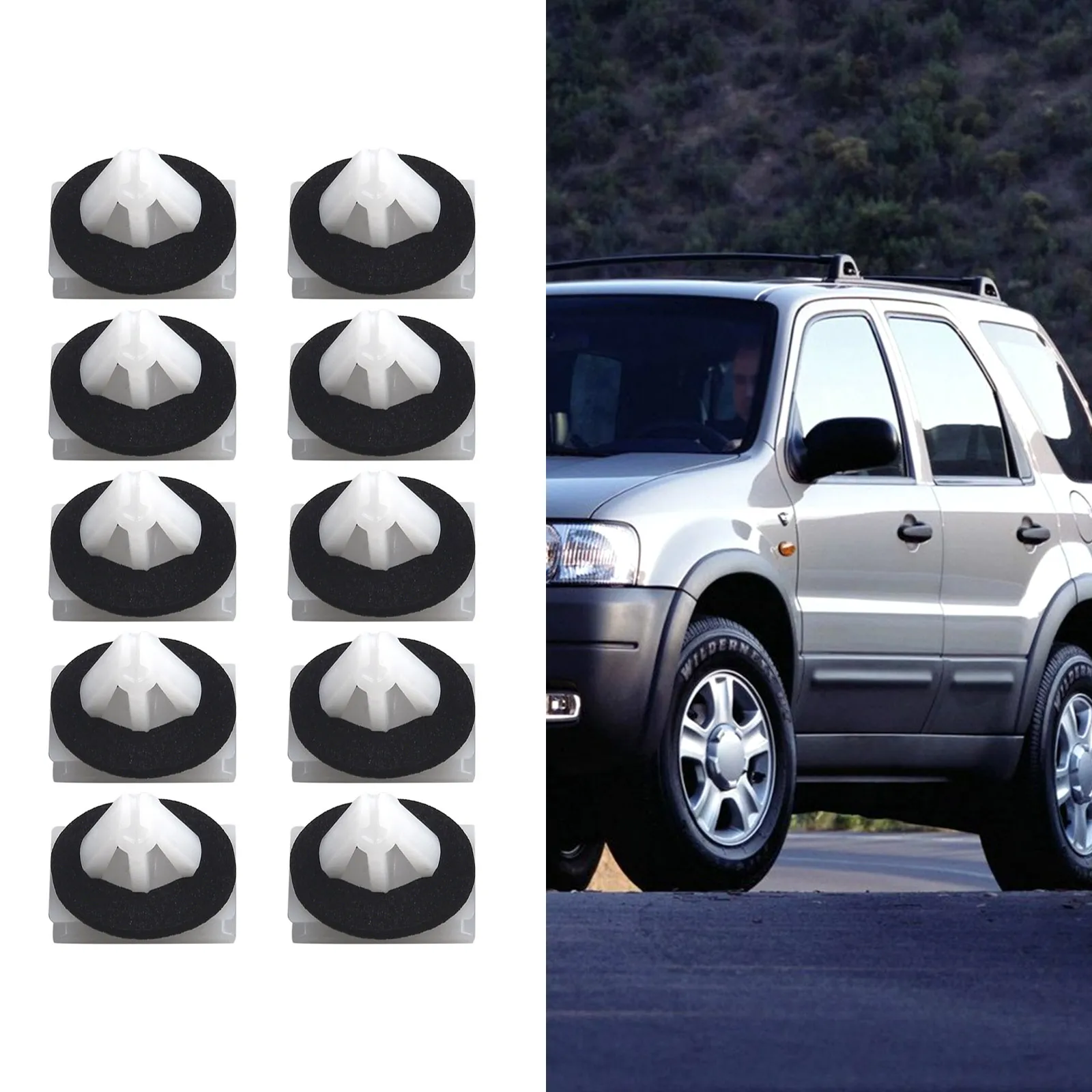 Sill Moulding Cover Trim Clip Accessories Parts Replacement Vehicle White 10 X 5264089 For Ford Edge Brand New
Sill Moulding Cover Trim Clip Accessories Parts Replacement Vehicle White 10 X 5264089 For Ford Edge Brand New