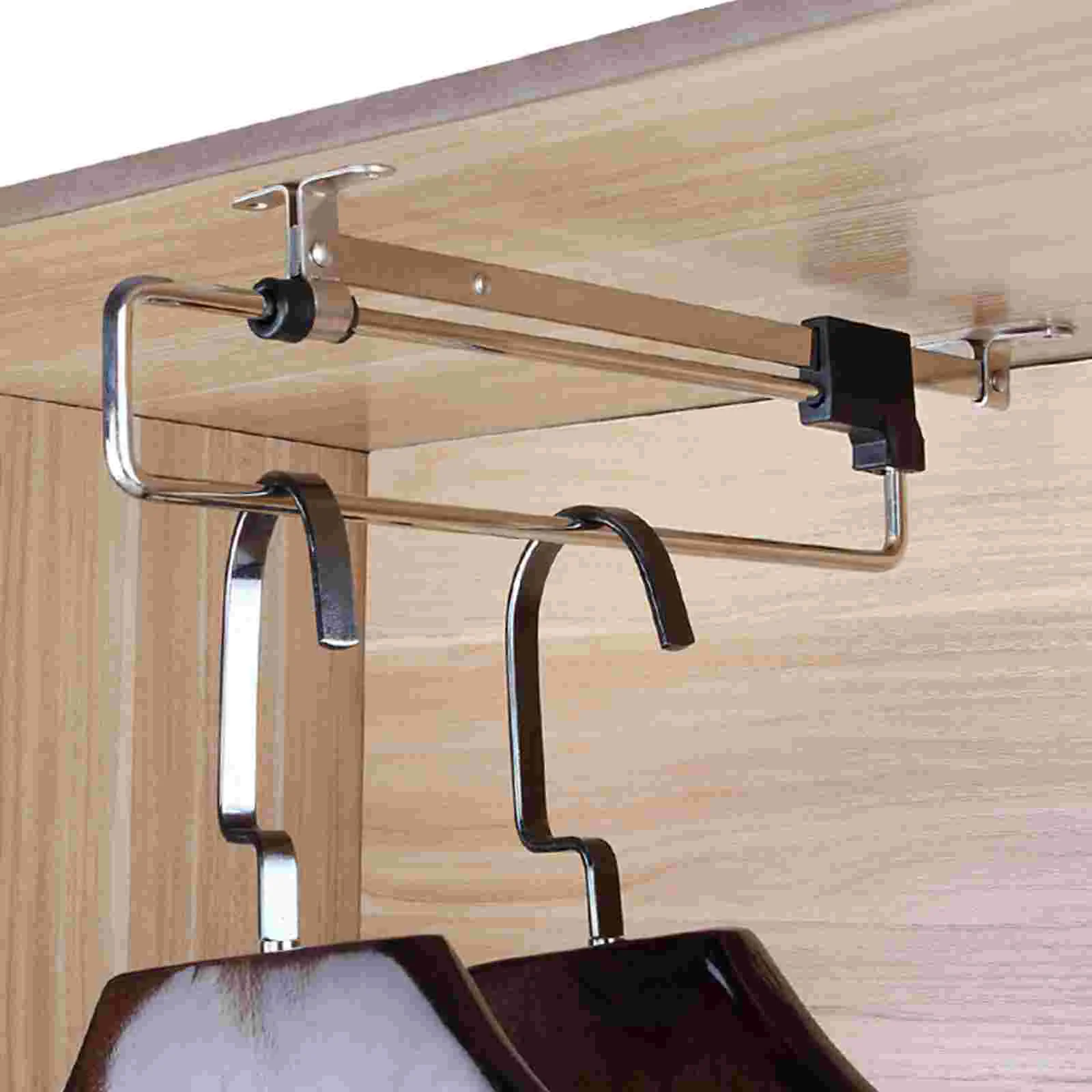 Retractable Closet Wardrobe Rail Clothes Hanger Towel Coat Racks Rod Space Saving Pants Tie Storage Shelf Closet Organizer
Retractable Closet Wardrobe Rail Clothes Hanger Towel Coat Racks Rod Space Saving Pants Tie Storage Shelf Closet Organizer