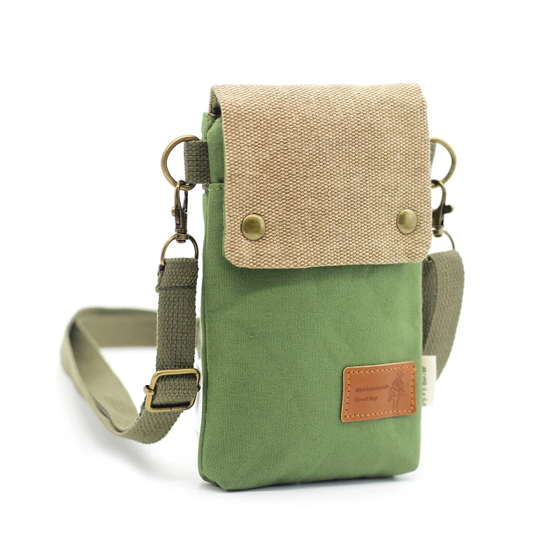 New Women's Solid Color Mini Mobile Phone Bag Female Casual Small Crossbody Shoulder Bag Canvas Light Messenger Bag for Student
New Women's Solid Color Mini Mobile Phone Bag Female Casual Small Crossbody Shoulder Bag Canvas Light Messenger Bag for Student