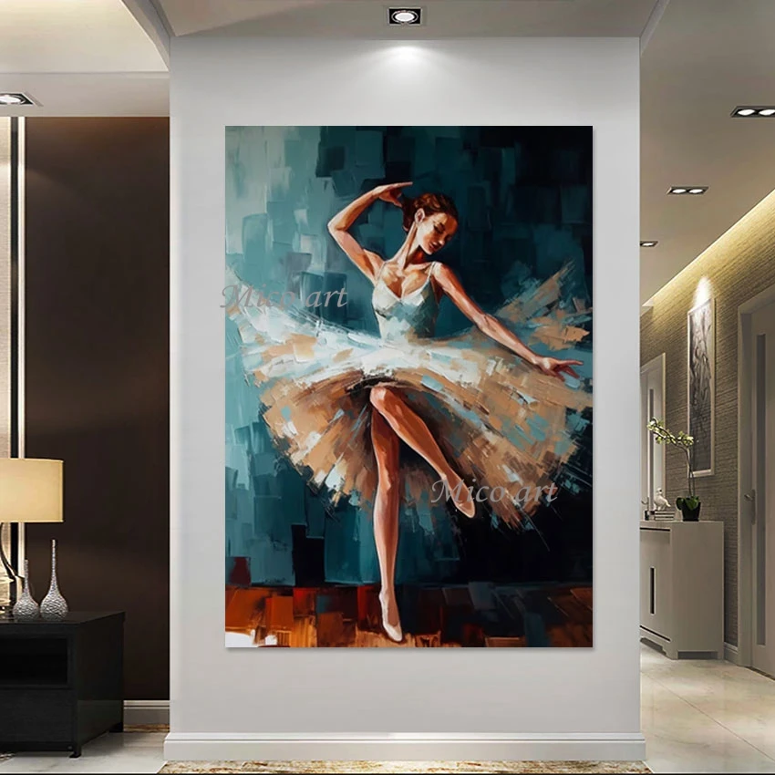 Beautiful 3D Abstract Figure Art Picture Canvas Poster Acrylic Decor No Framed Hot Selling Sexy Ballet Dancing Girl Oil Painting
Beautiful 3D Abstract Figure Art Picture Canvas Poster Acrylic Decor No Framed Hot Selling Sexy Ballet Dancing Girl Oil Painting