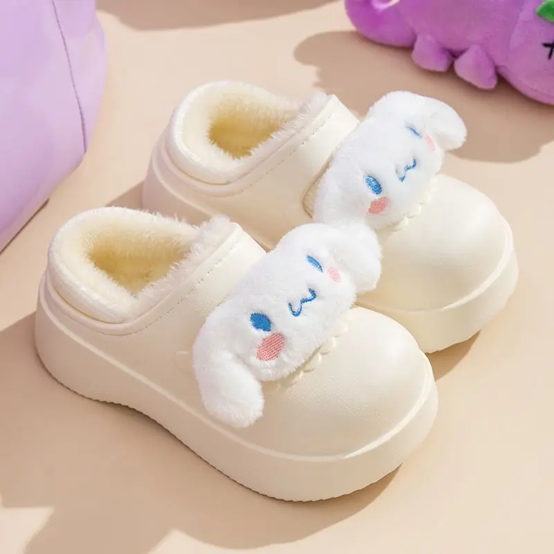 Sanrio Hello Kitty Children's Slippers Home Outdoor Thick Sole Anti-Slip Keep Warm Cartoon Kawaii Plush Leather Pvc Eva Hot 23
Sanrio Hello Kitty Children's Slippers Home Outdoor Thick Sole Anti-Slip Keep Warm Cartoon Kawaii Plush Leather Pvc Eva Hot 23