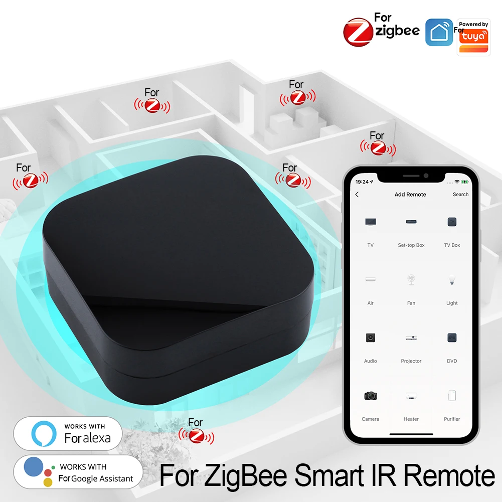 Пульт дистанционного управления Tuya для ZigBee, Универсальный Инфракрасный Смарт-пульт дистанционного управления для умного дома, Поддержка Google Home
Пульт дистанционного управления Tuya для ZigBee, Универсальный Инфракрасный Смарт-пульт дистанционного управления для умного дома, Поддержка Google Home