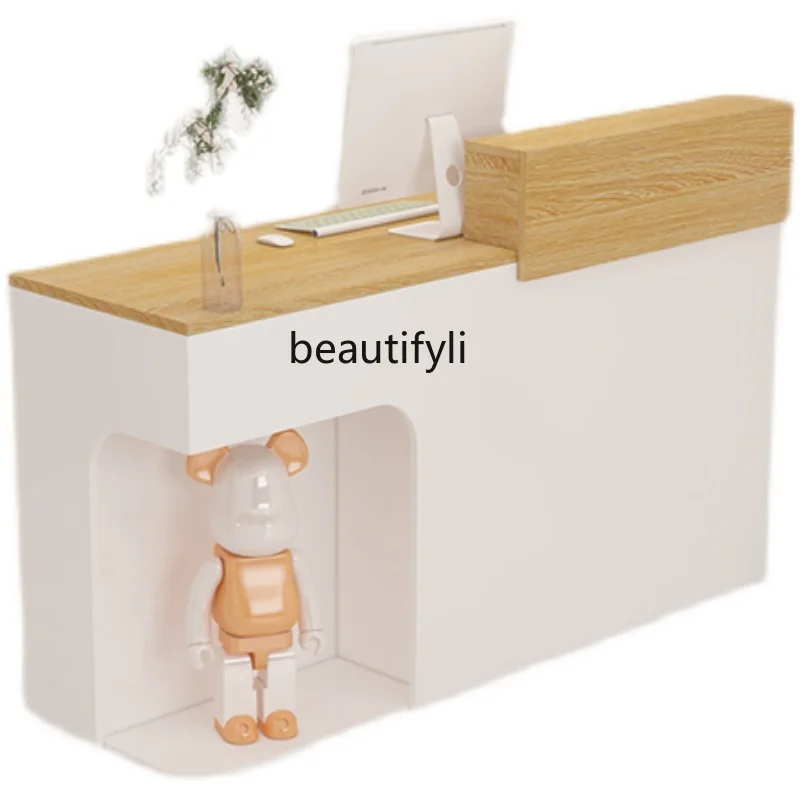 Cashier Counter Shop Small Simple Modern Clothing Store Beauty Salon Women's Bar Barber Reception Desk
Cashier Counter Shop Small Simple Modern Clothing Store Beauty Salon Women's Bar Barber Reception Desk