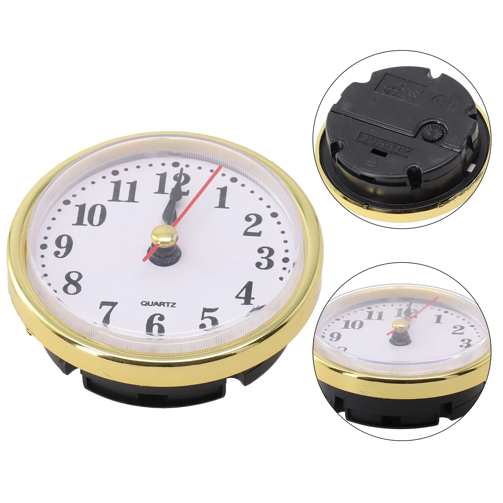 Classic Clock Craft Quartz Movement 2-1/2\" (65mm) Round Clocks Head Insert Roman Number Mayitr Little Clock Arabic Numbers 1pc
Classic Clock Craft Quartz Movement 2-1/2\" (65mm) Round Clocks Head Insert Roman Number Mayitr Little Clock Arabic Numbers 1pc