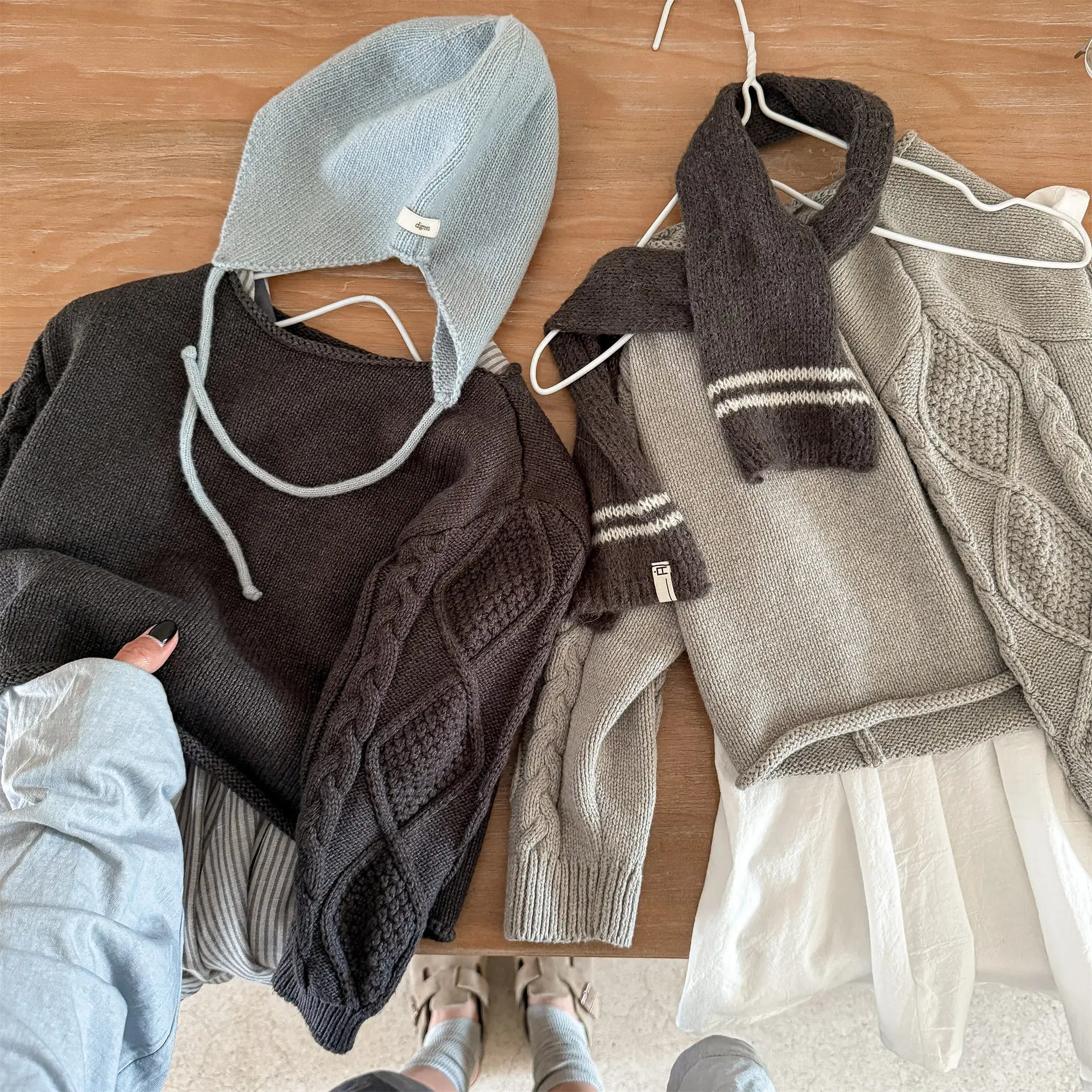 2025 Autumn New Children Long Sleeve Knit Sweater Solid Baby Pullover Girls Loose Sweater Kids Knitted Tops Toddler Clothes 27 S61186576714e4bdfa271de1959b03d8cP