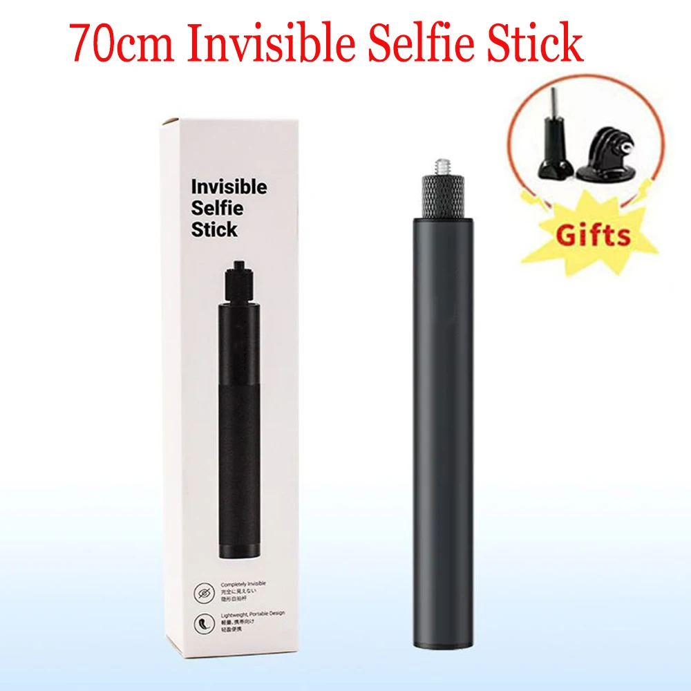 

70cm Invisible Selfie Stick for Insta360 X3/ONE RS/GO 3/ONE X2/ONE R Gopro 12 11 Xiaomi yi DJI Action 4 Sport Camera Accessories