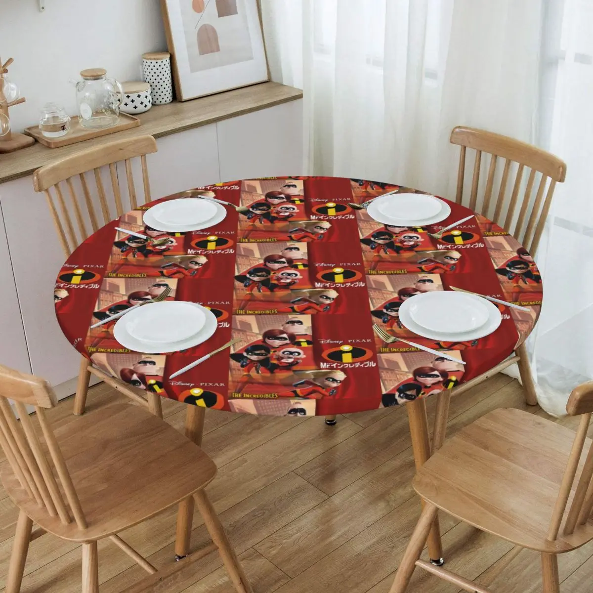 Круглая Водонепроницаемая маслостойкая Скатерть из мультфильма «Супергерои»
Круглая Водонепроницаемая маслостойкая Скатерть из мультфильма «Супергерои»