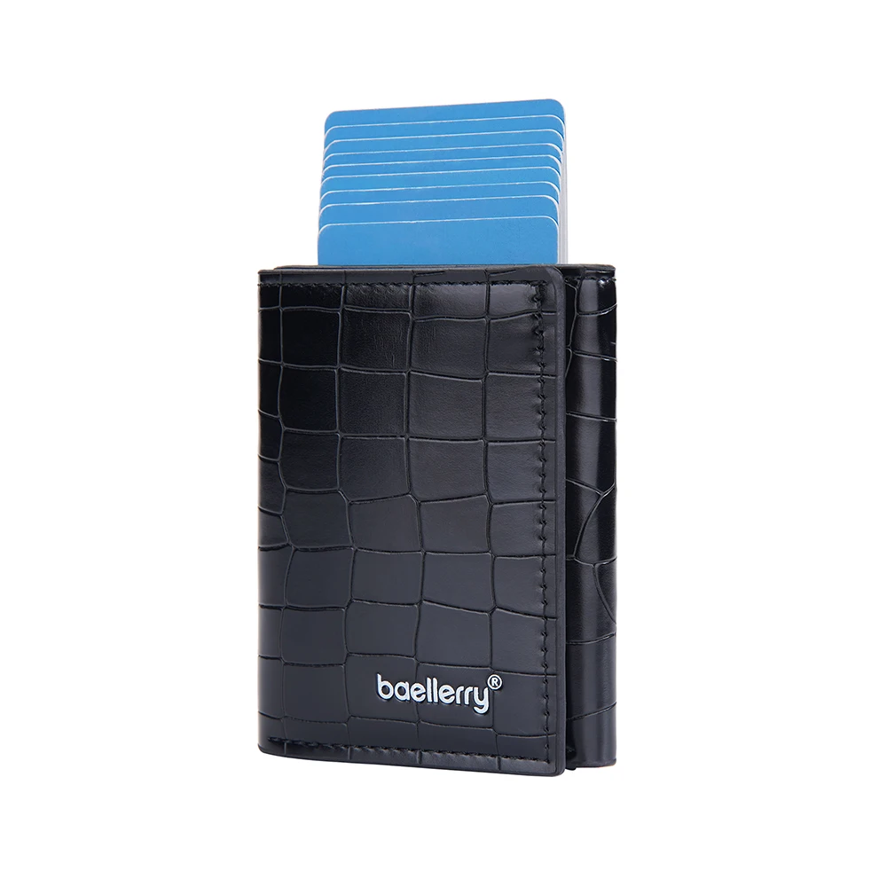 2023 Men Women ID Holder Credential Vintage RFID Card Anti-Magnetic Business Leather Multi-Card Bit Crocodile Pattern Three Fold
2023 Men Women ID Holder Credential Vintage RFID Card Anti-Magnetic Business Leather Multi-Card Bit Crocodile Pattern Three Fold