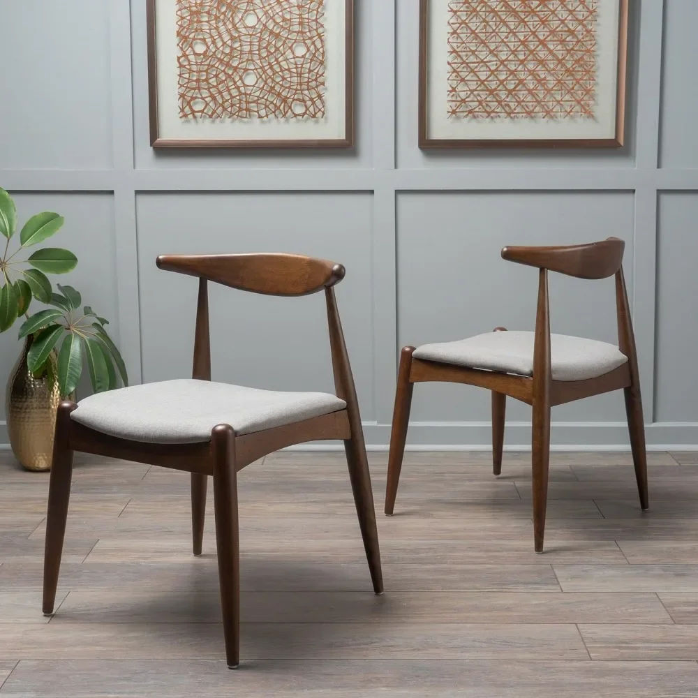 Francie Fabric with Walnut Finish Dining Chairs, 2-Pcs Set, Light Grey / Walnut Kitchen Chair
Francie Fabric with Walnut Finish Dining Chairs, 2-Pcs Set, Light Grey / Walnut Kitchen Chair