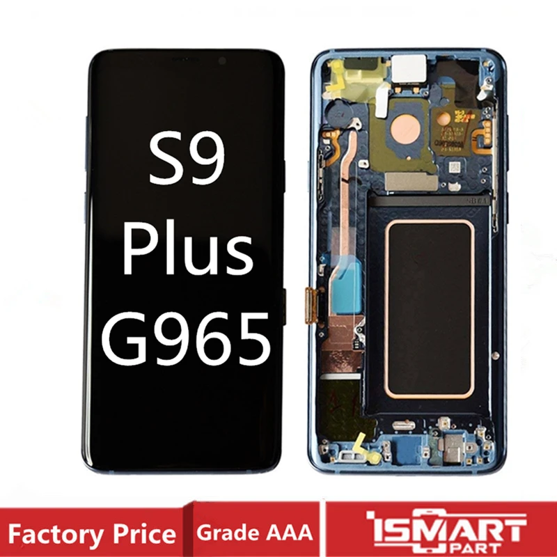 

For Samsung Galaxy S9 Plus Display LCD Touch Screen Digitizer Assembly with Frame Repalcement Parts TFT G965