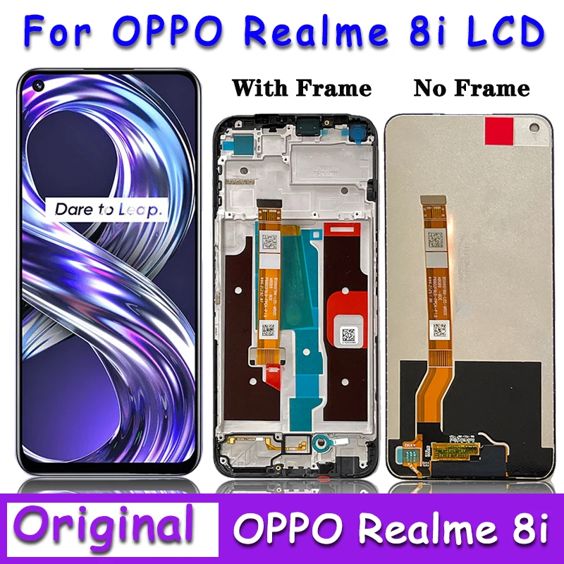 6.6" Original For Oppo Realme 8i RMX3151 LCD Display Touch Screen with Frame, For Realme 8i LCD Replacement
6.6" Original For Oppo Realme 8i RMX3151 LCD Display Touch Screen with Frame, For Realme 8i LCD Replacement