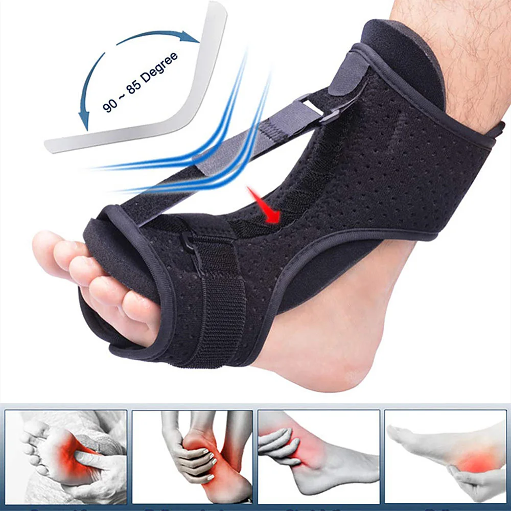 

Adjustable Plantar Fasciitis Night Splint Foot Drop Orthosis Stabilizer Brace Support Night For Splints Pain Relief Dropshipping